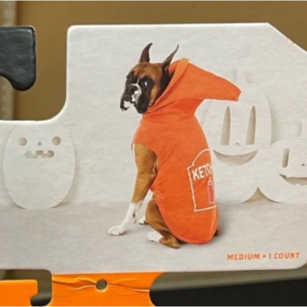 Halloween ketchup costume